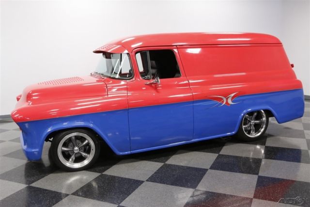 1955 Red Chevrolet Panel Delivery