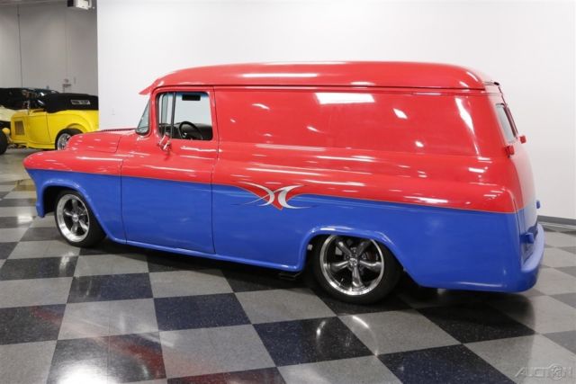 1955 Red Chevrolet Panel Delivery