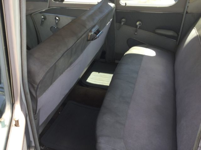 1955 Dove gray/white Studebaker Champion 4dr