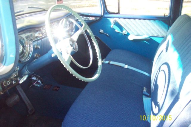 1955 Blue Oldsmobile Eighty-Eight Sedan