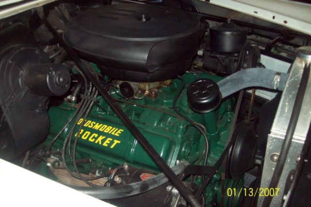 1955 Blue Oldsmobile Eighty-Eight Sedan