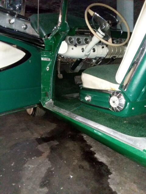1955 Green Buick Roadmaster Coupe