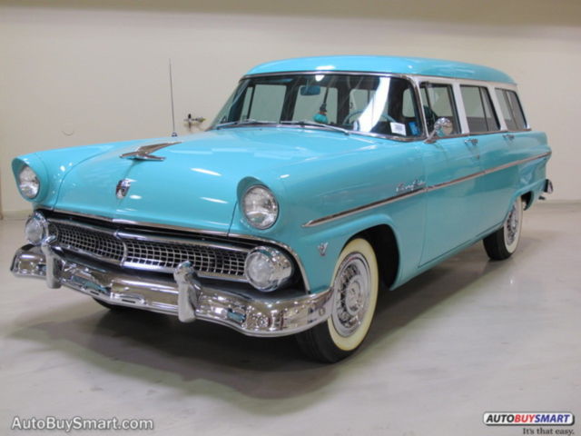 1955 Teal Ford Country Sedan
