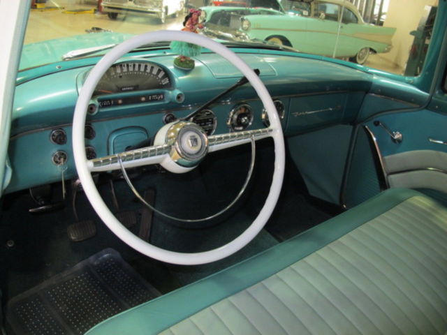 1955 Teal Ford Country Sedan