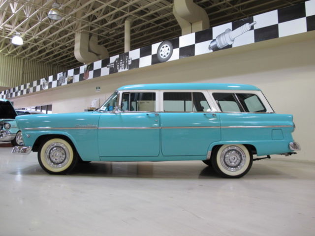 1955 Teal Ford Country Sedan