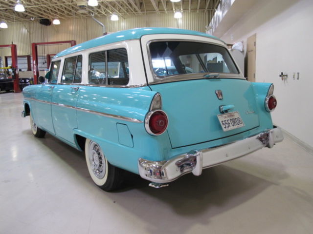 1955 Teal Ford Country Sedan
