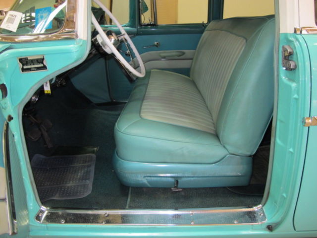 1955 Teal Ford Country Sedan