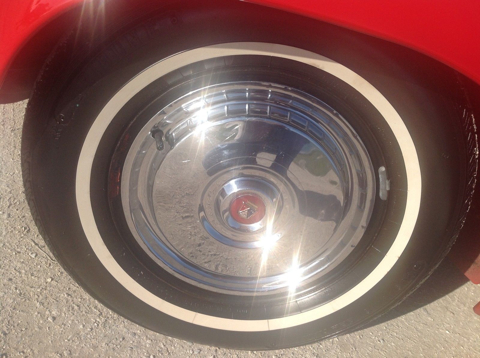 1955 Red Ford Thunderbird