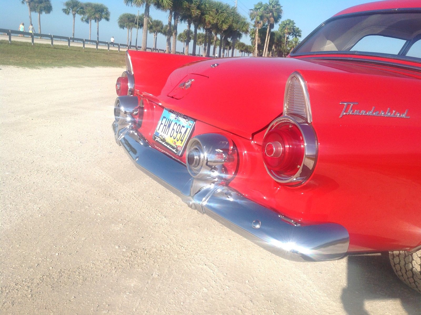 1955 Red Ford Thunderbird
