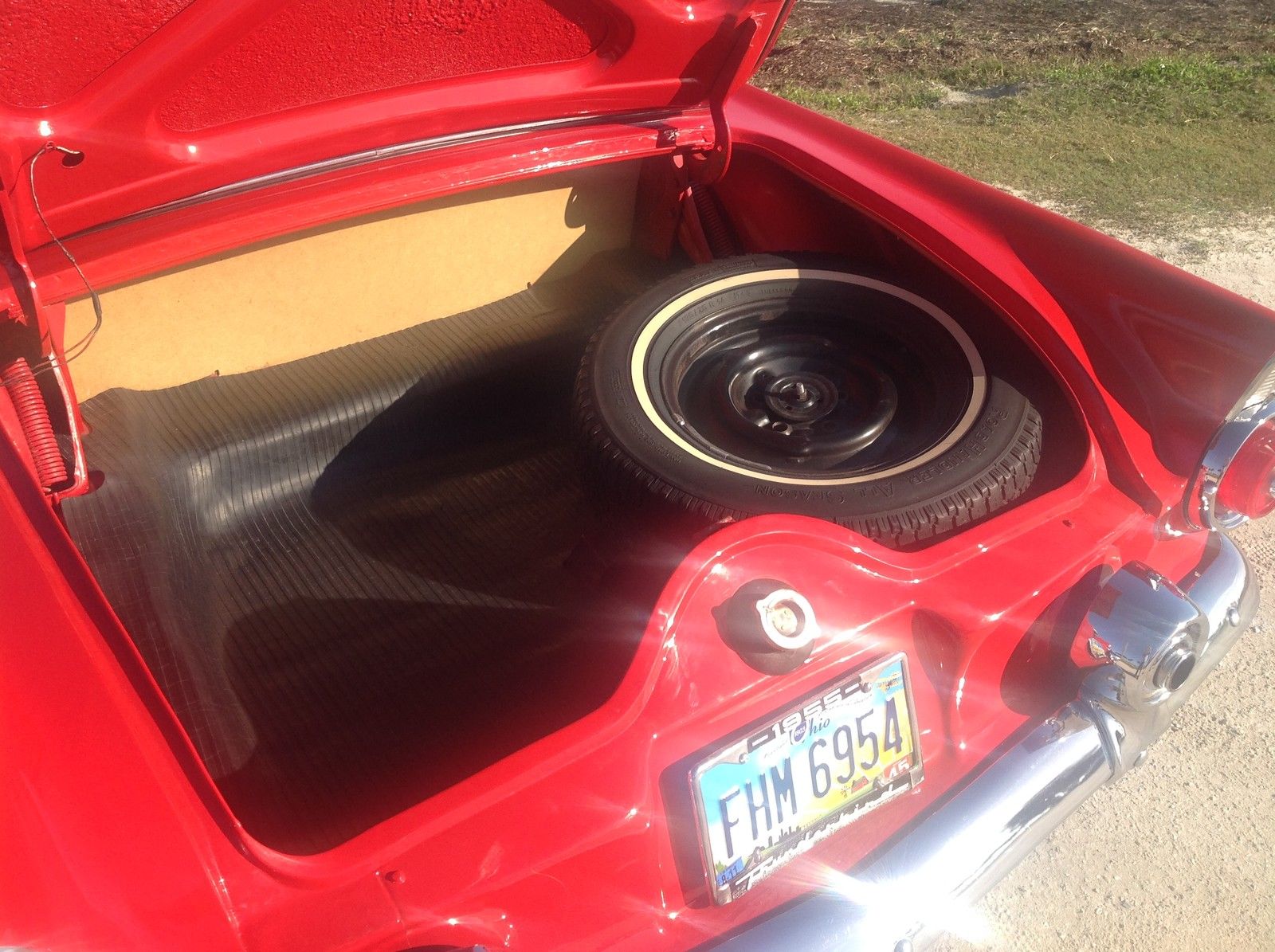 1955 Red Ford Thunderbird