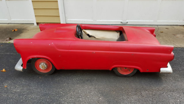 1955 Red Ford Thunderbird