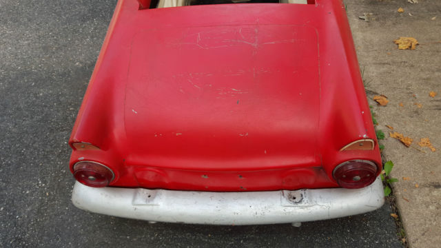 1955 Red Ford Thunderbird