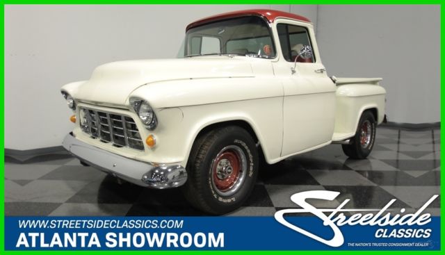 1955 White Chevrolet 3100
