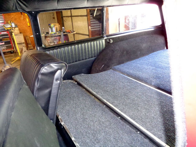 1955 MAROON Chevrolet Bel Air/150/210 STATION WAGON