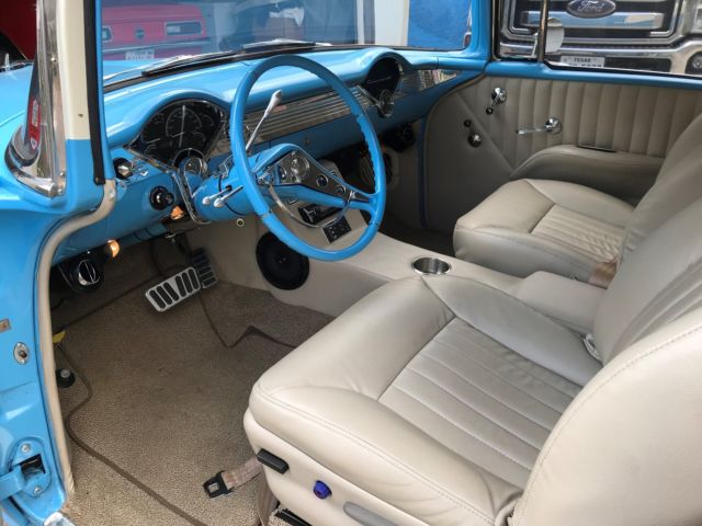 1955 Blue/Cream Chevrolet Bel Air/150/210 Hard Top