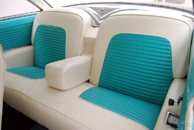 1955 White Chevrolet Bel Air/150/210 Coupe