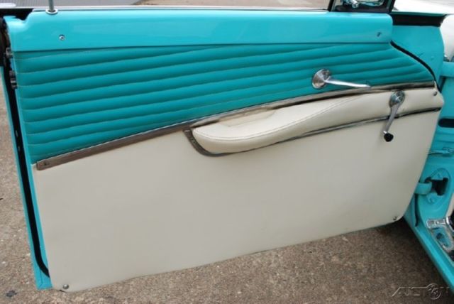 1955 White Chevrolet Bel Air/150/210 Coupe