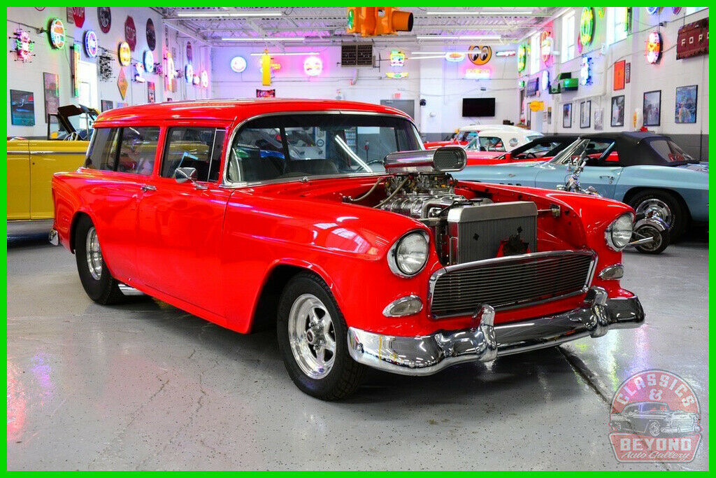 1955 Red Chevrolet Wagon Wagon
