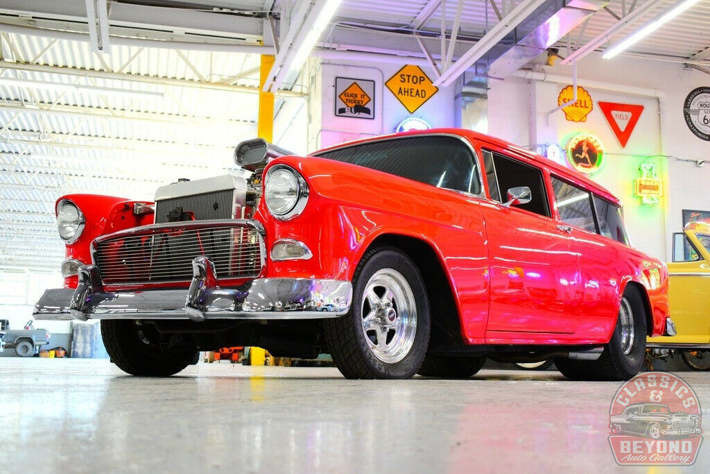 1955 Red Chevrolet Wagon Wagon