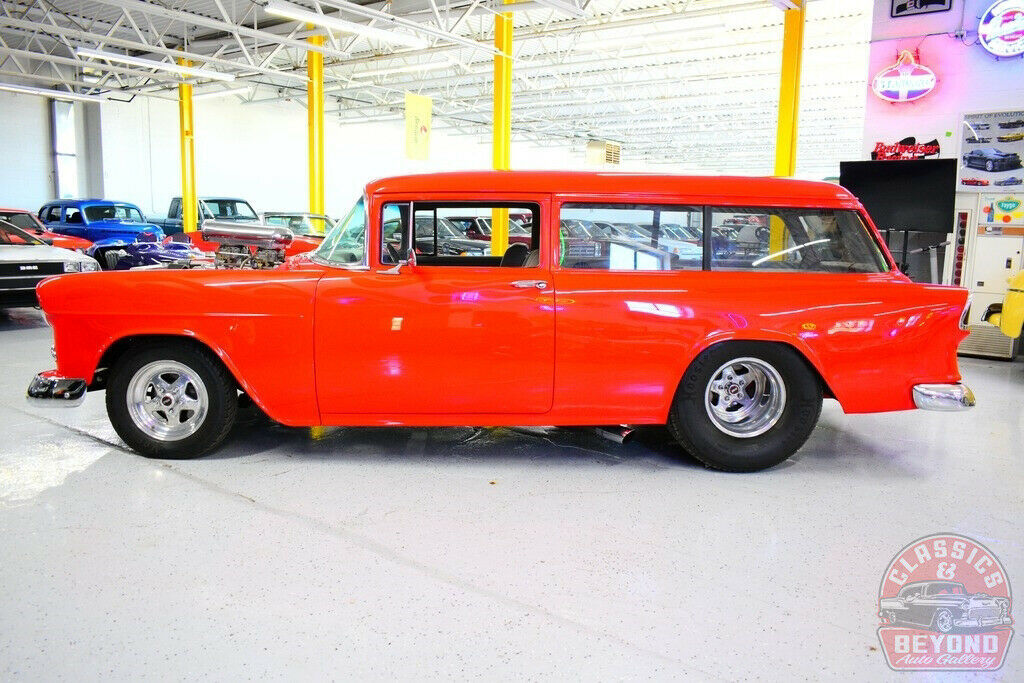 1955 Red Chevrolet Wagon Wagon