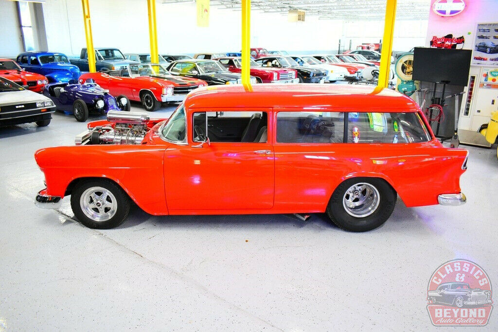 1955 Red Chevrolet Wagon Wagon