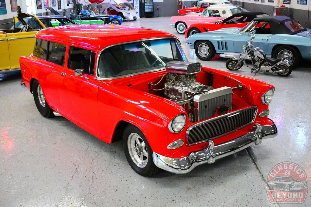 1955 Red Chevrolet Wagon Wagon