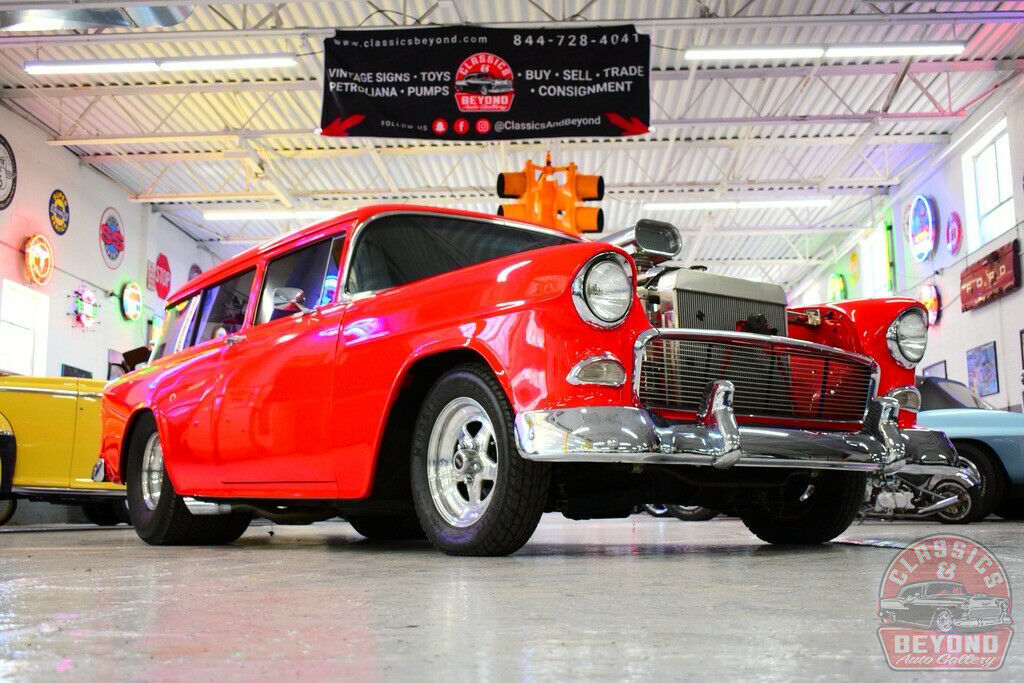 1955 Red Chevrolet Wagon Wagon