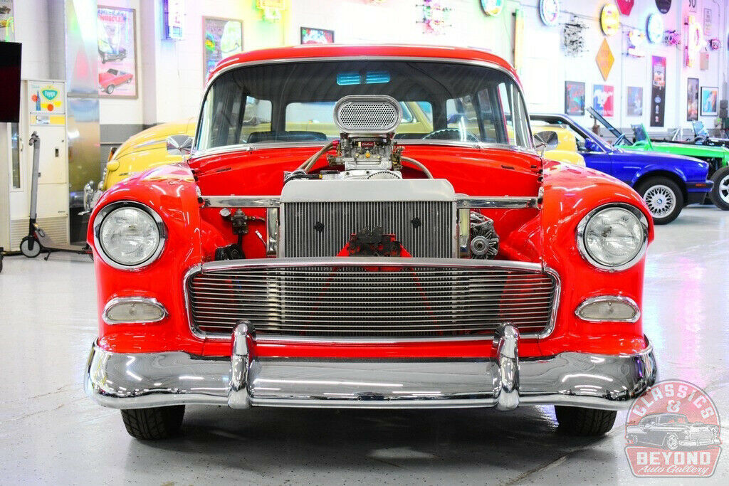 1955 Red Chevrolet Wagon Wagon