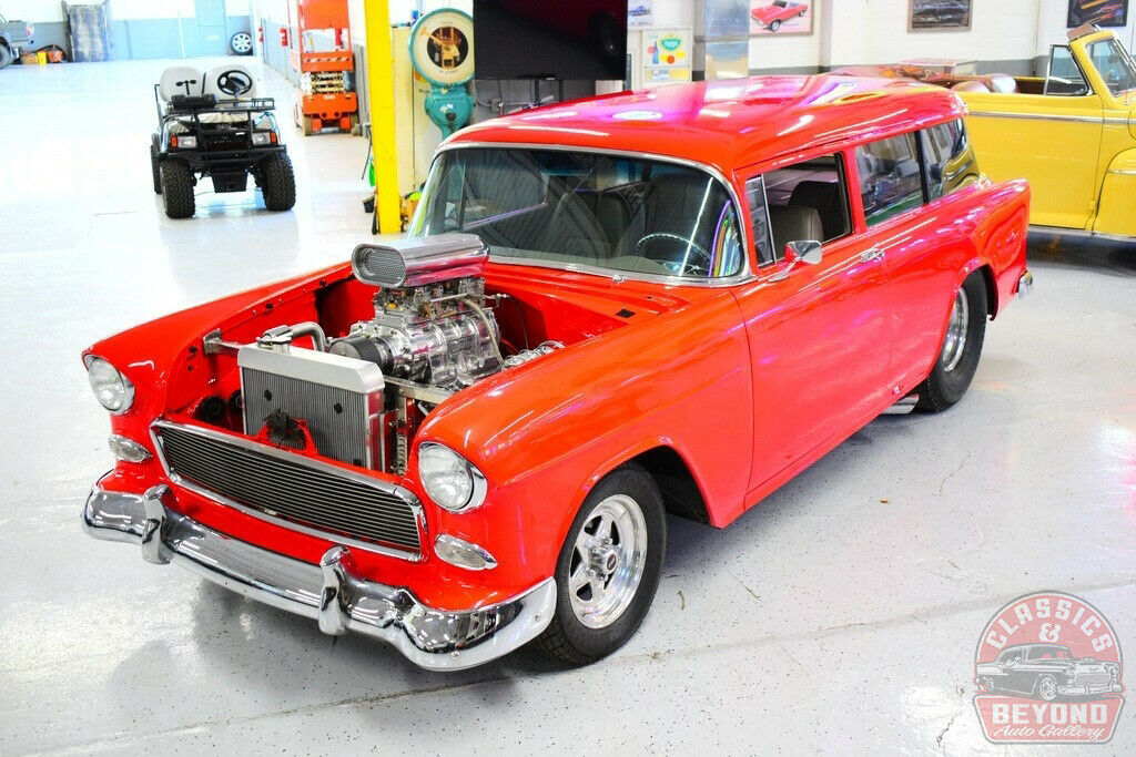 1955 Red Chevrolet Wagon Wagon