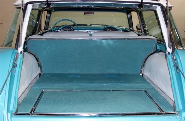 1955 Blue Chevrolet Bel Air/150/210 Wagon