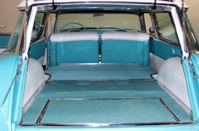 1955 Blue Chevrolet Bel Air/150/210 Wagon