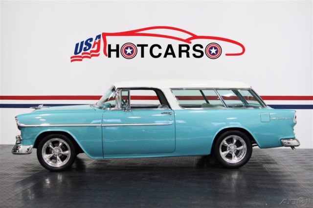 1955 Blue Chevrolet Bel Air/150/210 Wagon