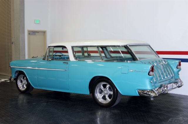 1955 Blue Chevrolet Bel Air/150/210 Wagon