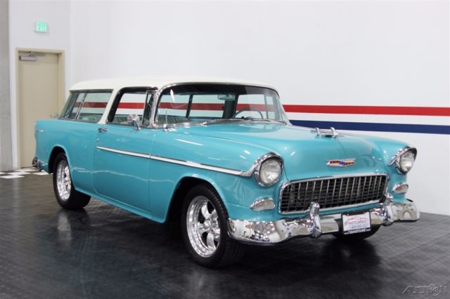 1955 Blue Chevrolet Bel Air/150/210 Wagon