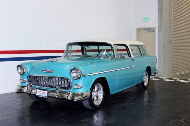 1955 Blue Chevrolet Bel Air/150/210 Wagon