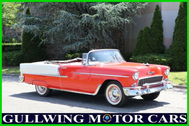 1955 White Chevrolet Bel Air/150/210 Convertible