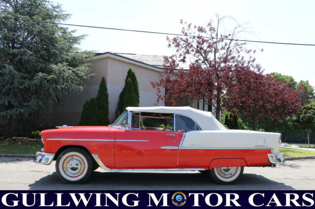 1955 White Chevrolet Bel Air/150/210 Convertible
