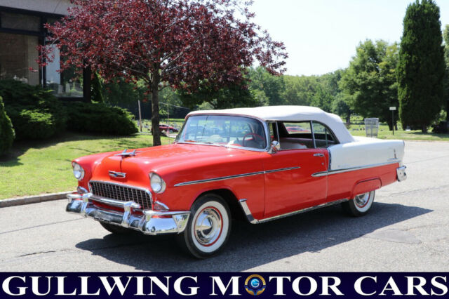 1955 White Chevrolet Bel Air/150/210 Convertible