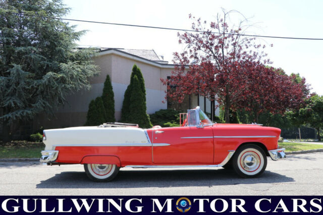 1955 White Chevrolet Bel Air/150/210 Convertible