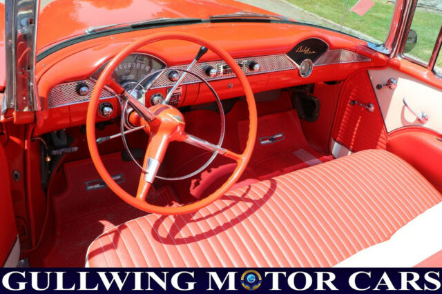 1955 White Chevrolet Bel Air/150/210 Convertible