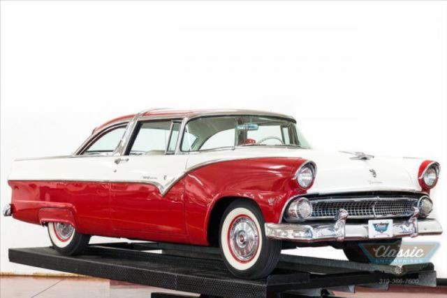 1955 Red Ford Crown Victoria