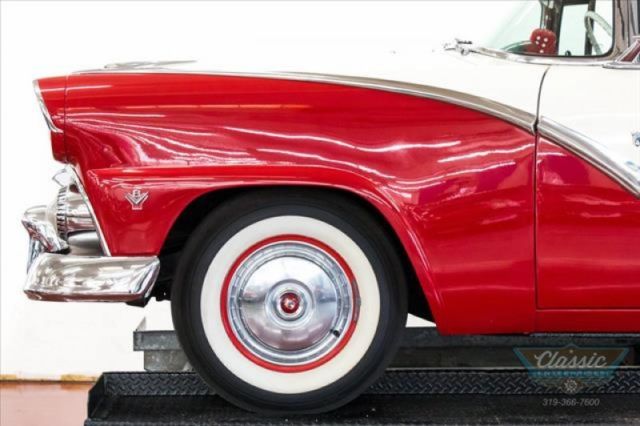 1955 Red Ford Crown Victoria