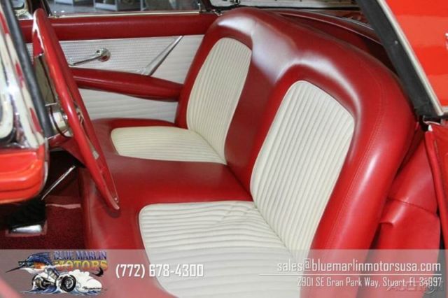 1955 Red Ford Thunderbird Convertible