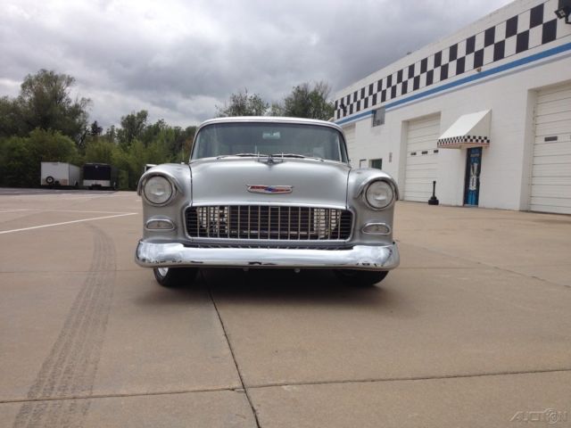 1955 Silver Chevrolet Nomad
