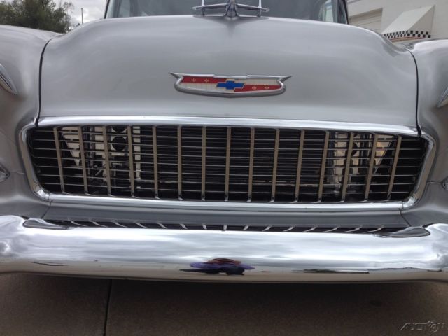1955 Silver Chevrolet Nomad