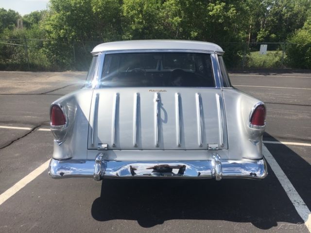 1955 Silver Chevrolet Nomad