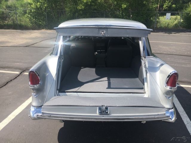 1955 Silver Chevrolet Nomad