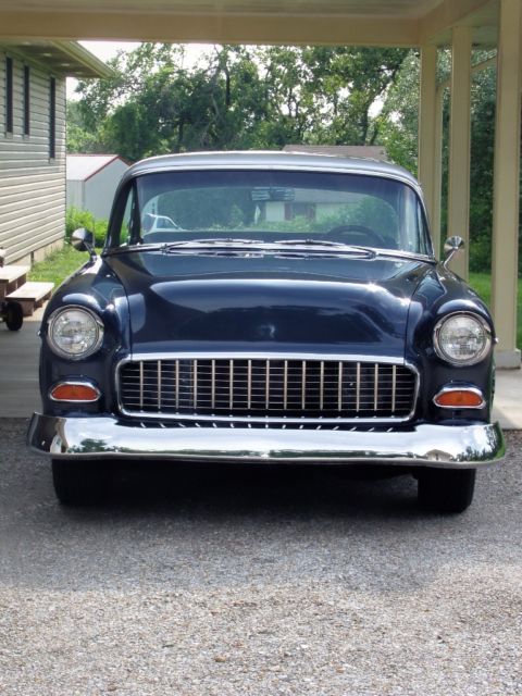 1955 Silver/Blue Chevrolet Bel Air/150/210 Coupe