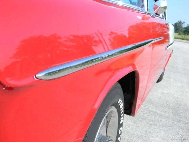 1955 White Chevrolet Bel Air/150/210