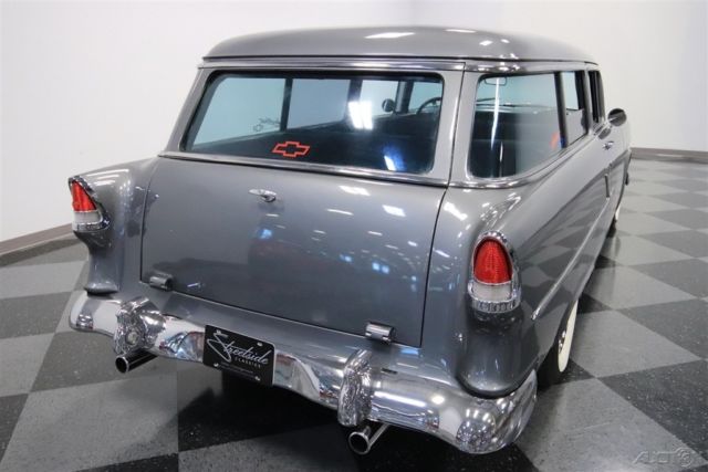 1955 Red Chevrolet Bel Air/150/210